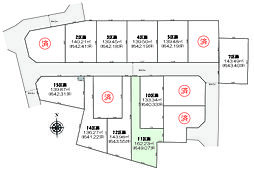 相模原市中央区淵野辺本町3丁目　売地　全15区画　11区画