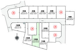 相模原市中央区淵野辺本町3丁目　売地　全15区画　12区画
