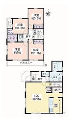 大和市中央6丁目　新築戸建　全2棟　1号棟