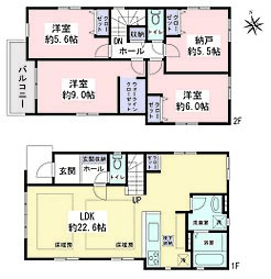 大和市渋谷4丁目　新築戸建　全6棟　1号棟