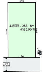 厚木市鳶尾5丁目　売地