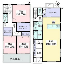 町田市南成瀬7丁目　新築戸建　全2棟　2号棟