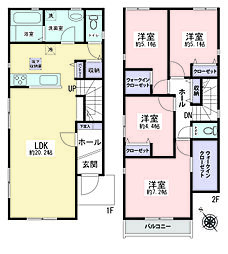 大和市福田5丁目　新築戸建　全2棟　1号棟