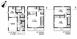 相模原市南区南台4丁目2期 新築戸建て 2号棟