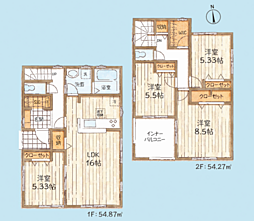 相模原西橋本第2　新築戸建て 1号棟