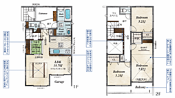相模原市南区大野台3丁目 新築戸建て 1号棟