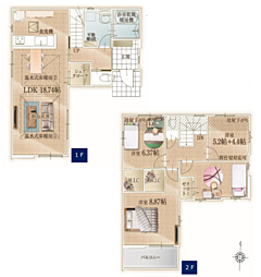 座間市入谷東2期　新築戸建て 2号棟