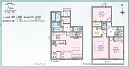 LIGNAGE厚木市上落合第1期 全3棟 新築戸建て 1号棟