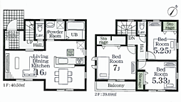 大和市上和田第2　新築戸建て 1号棟