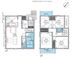相模原市中央区由野台1期　新築戸建て 2号棟