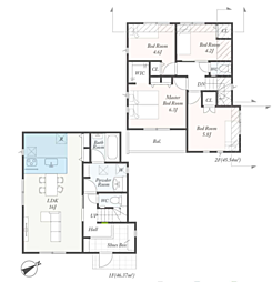 町田市第6玉川学園　新築戸建て 1号棟