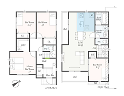 町田市第6玉川学園　新築戸建て 2号棟