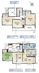 町田市木曽西3丁目3期　新築戸建て 3号棟