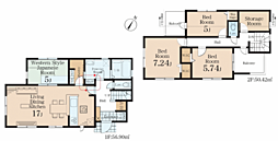 町田市根岸1期　新築戸建て 3号棟