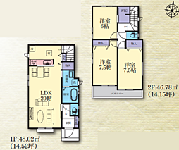 大和市福田5丁目　新築戸建て K号棟