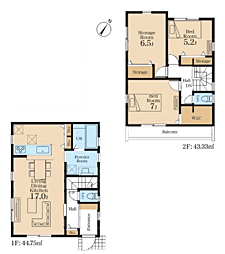 中央区相生2丁目　新築戸建て 1号棟