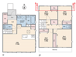 町田市金井1丁目3期　新築戸建て No.1