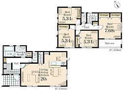 旭区白根5丁目　新築戸建て 1号棟