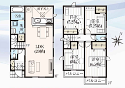 町田市木曽西8期　新築戸建て 2号棟