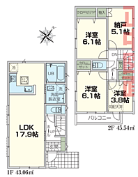 横浜市旭区南希望が丘025　3　新築戸建て No.3