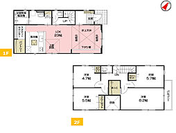 草加市手代3丁目 新築一戸建て 5期3号棟