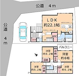 草加市手代3丁目　新築一戸建て　6期