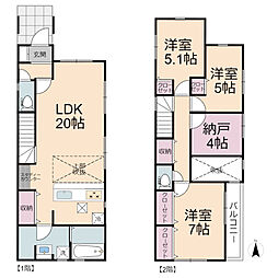 草加市氷川町 新築一戸建て 2期