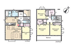 八潮市緑町3丁目 新築一戸建て B号棟