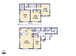 草加市長栄1丁目 新築一戸建て 第3期B号棟