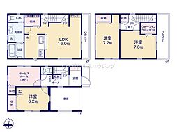 八潮市緑町5丁目 新築一戸建て 8期1号棟