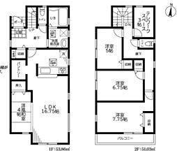 八潮市西袋 新築一戸建て II