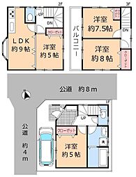 越谷市蒲生愛宕町　中古一戸建て