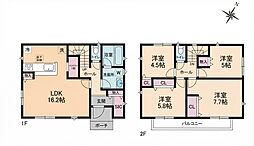 草加市瀬崎5丁目 新築一戸建て 第8　1号棟