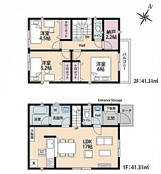 草加市瀬崎5丁目 新築一戸建て 第8　2号棟