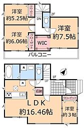 八潮市鶴ケ曽根 新築一戸建て 8期1号棟