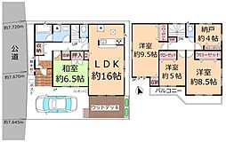 草加市稲荷4丁目　中古一戸建て