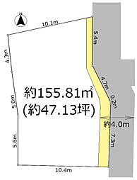 草加市谷塚上町　売地
