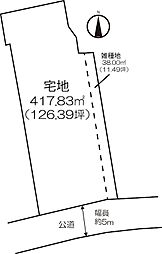 住宅用地　（三日月町久米）