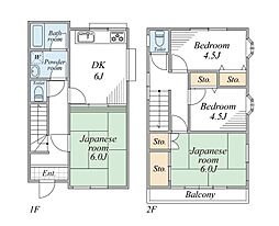 作新台五丁目戸建 −