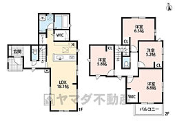 福津市西福間5期　2号棟　新築戸建