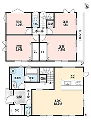 福津市手光1期　2号棟　新築戸建