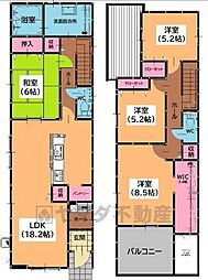 糟屋郡新宮町下府6丁目2期　1号棟　新築戸建