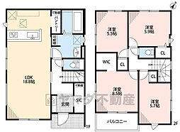 福津市若木台2期　2号棟　新築戸建