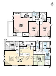 タマタウン古賀SA南　3号地　新築戸建