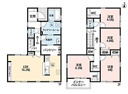 福津市西福間2丁目　1号棟　新築戸建