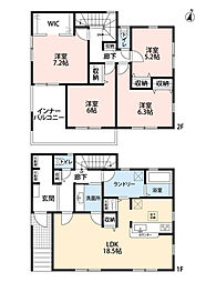 福津市花見の里3丁目　3号棟　新築戸建
