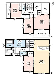糟屋郡粕屋町甲仲原2丁目5期　2号棟　新築戸建