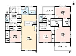 福津市西福間2丁目1期　1号棟　新築戸建
