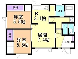 釧路市新栄町の一戸建て