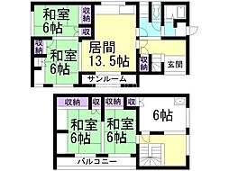 釧路市桜ケ岡3丁目の一戸建て